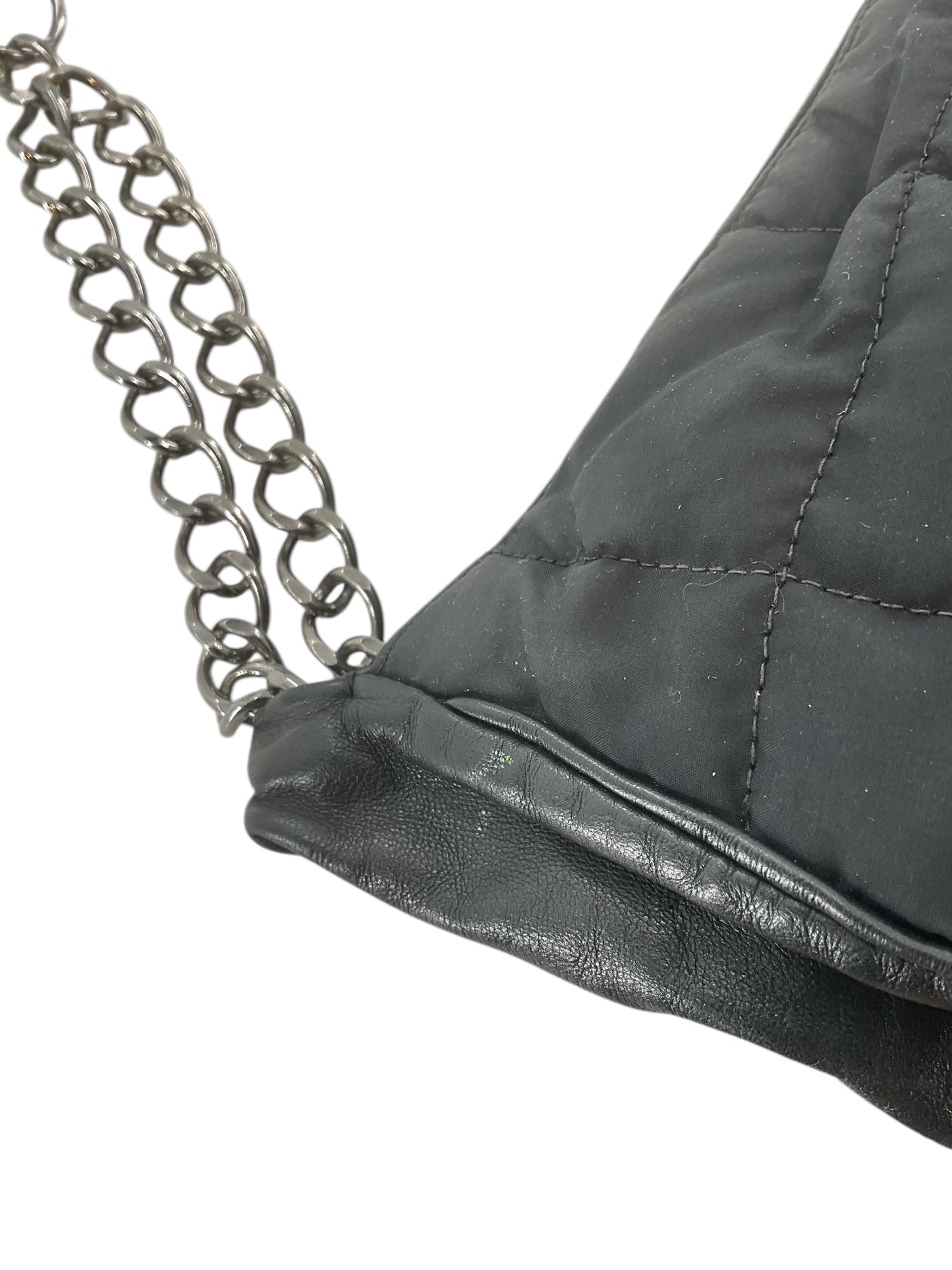 Chanel Nylon Coco Mark Chain Shoulder Bag