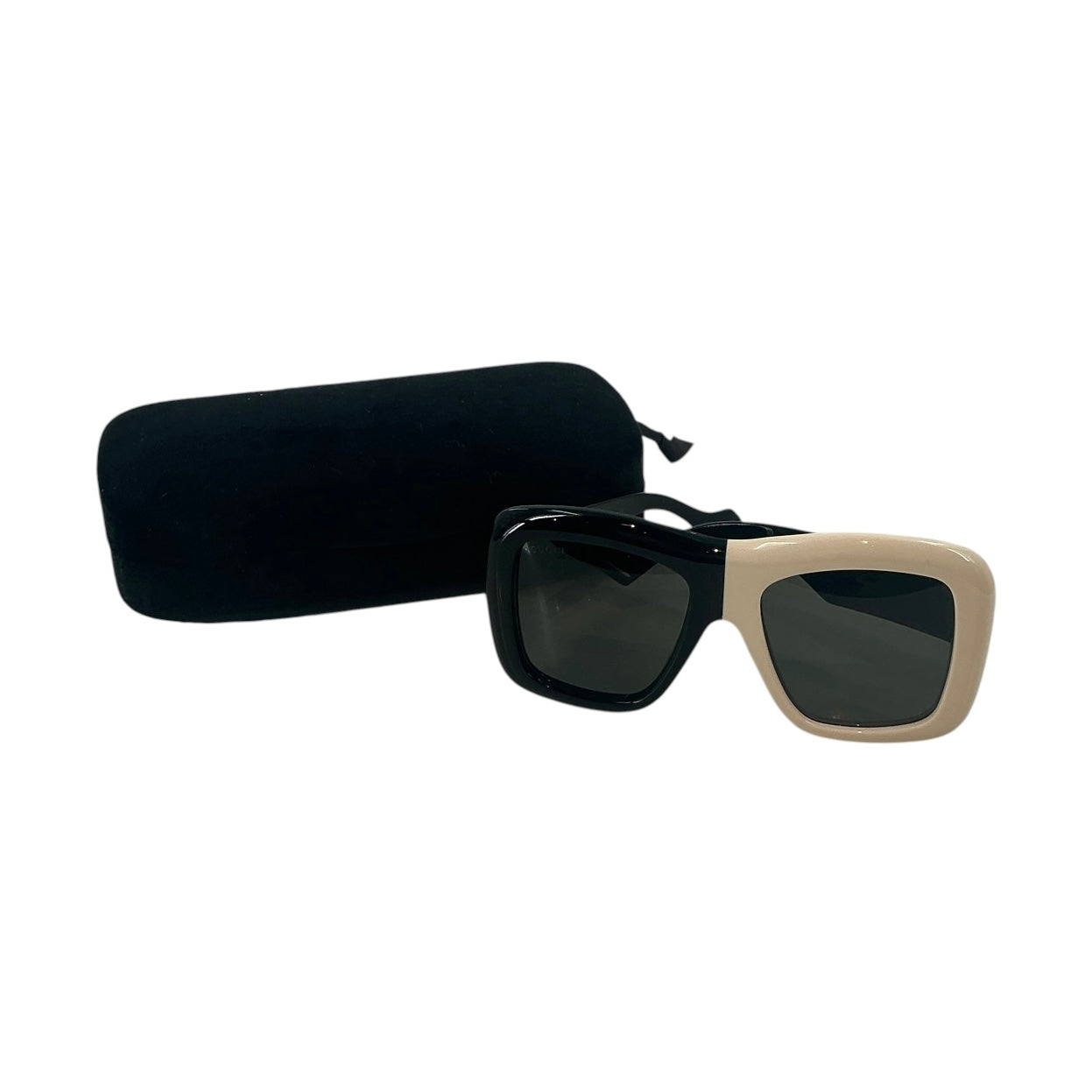 Gucci GG0498S Bicolor Square Sunglasses