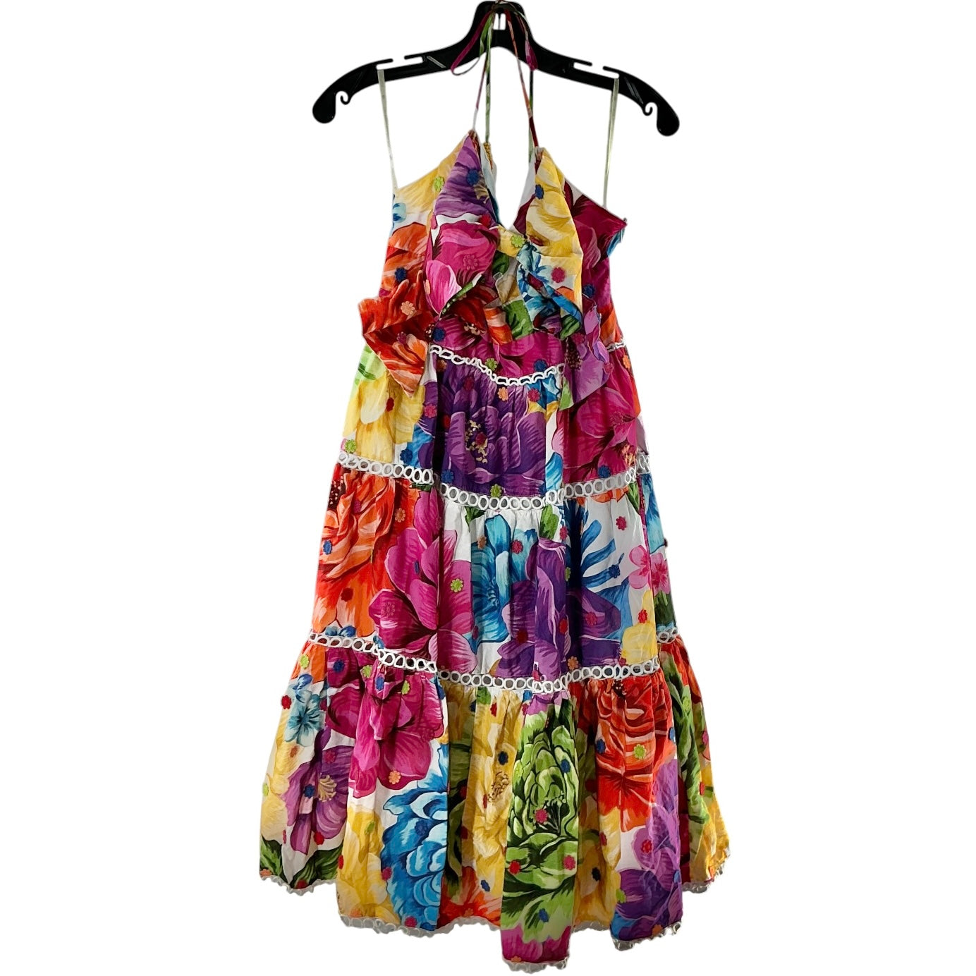 Farm Rio Rainbow Chita Flower Midi Dress