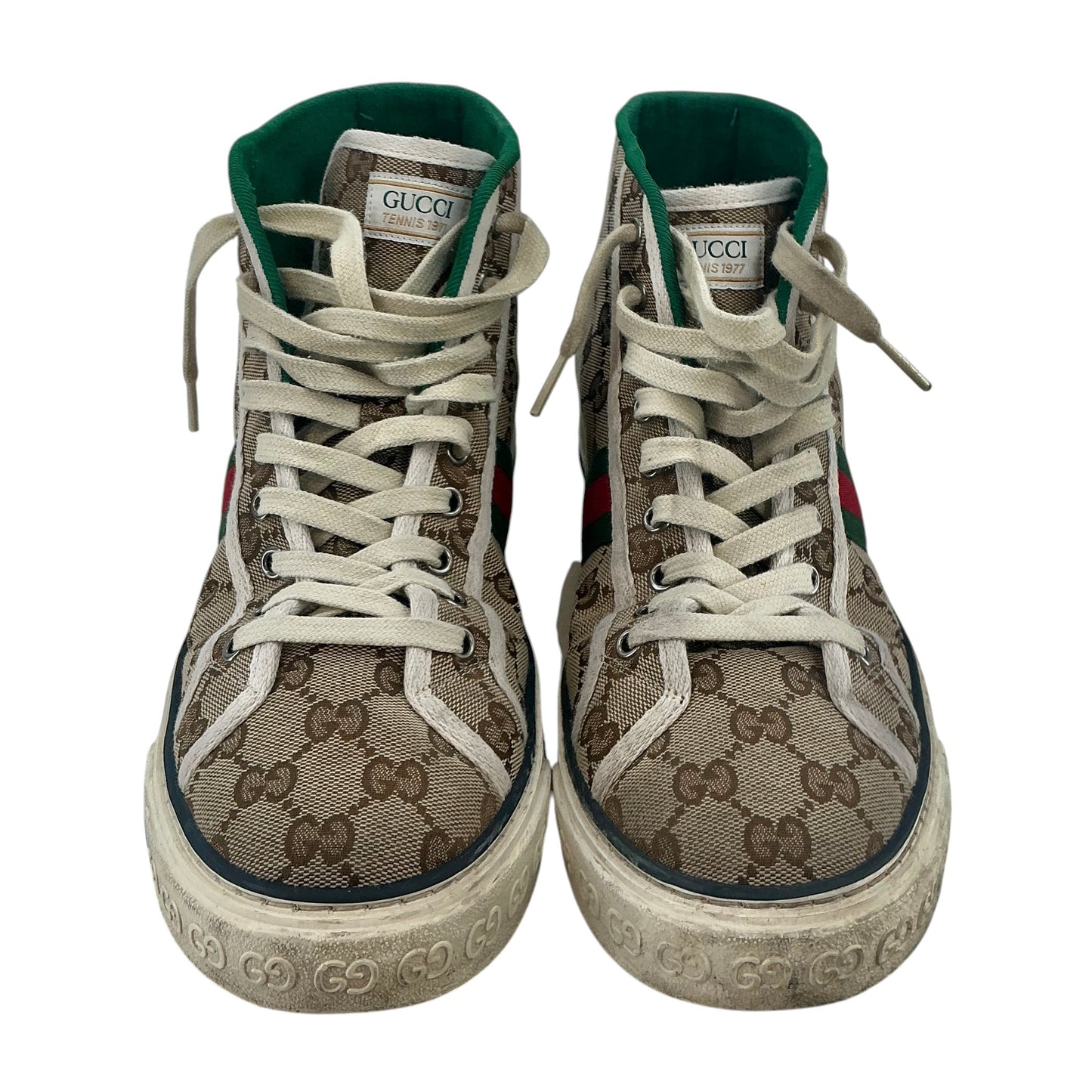Gucci Tennis 1977 GG Supreme High-Top Sneakers