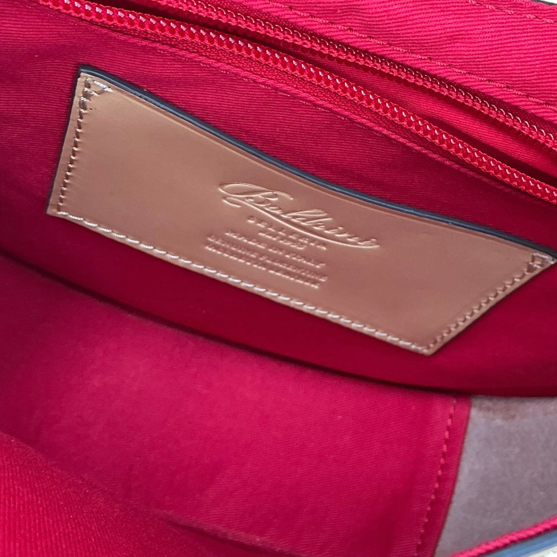 Boldrini Selleria "Sveva" Tricolor Leather Saddle Bag
