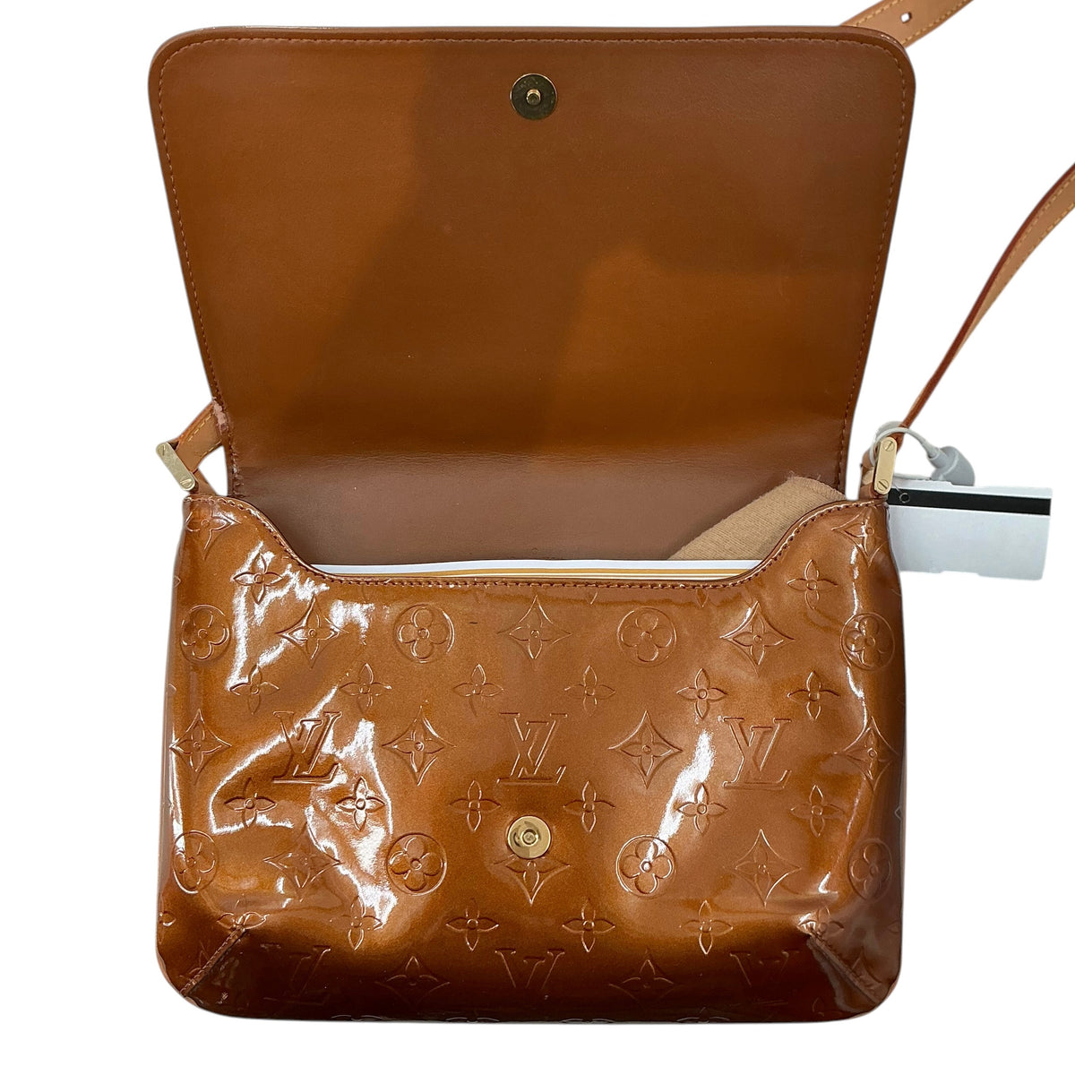 Louis Vuitton Monogram Vernis Thompson Street Shoulder Bag in Bronze