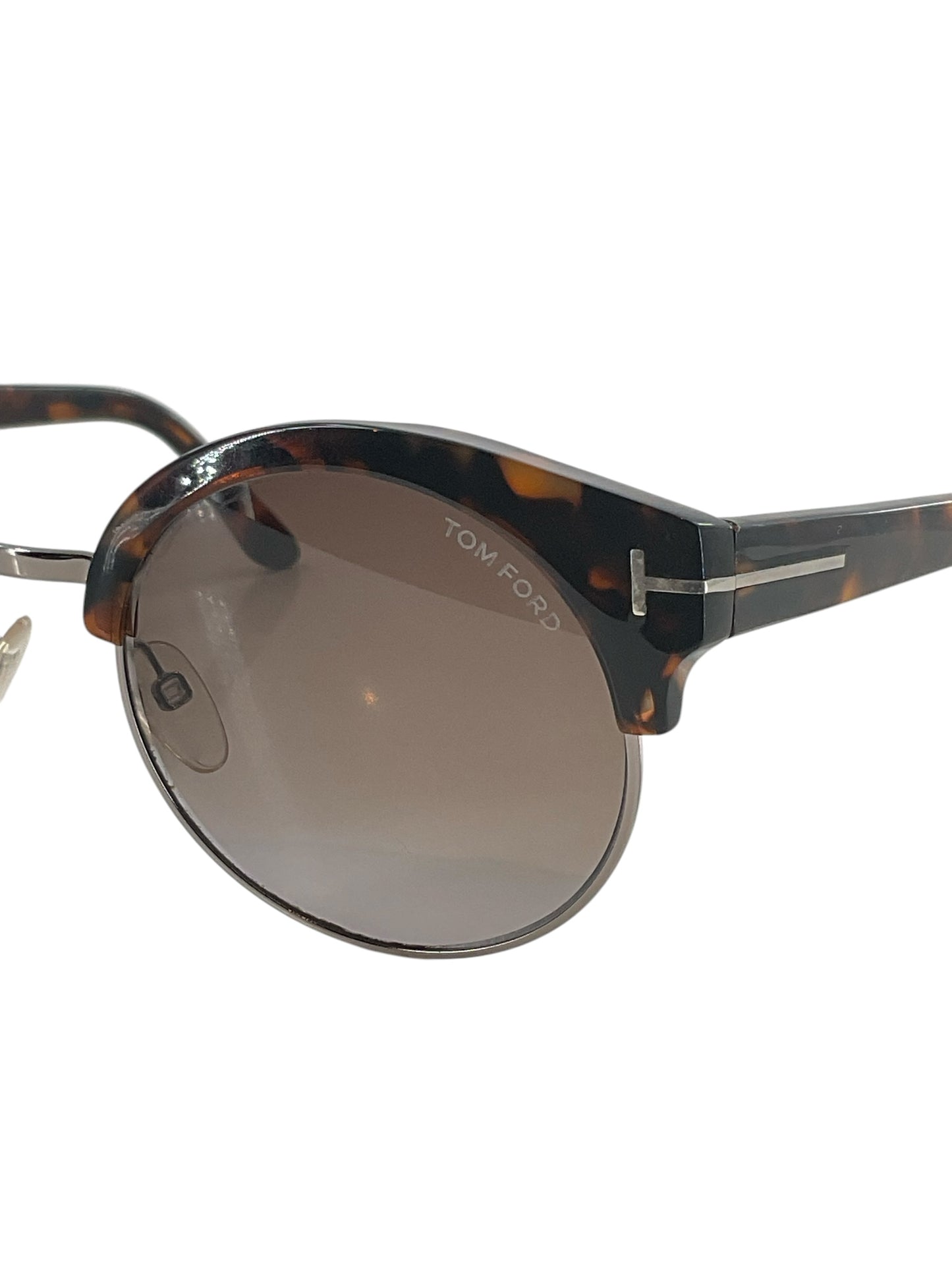 Tom Ford Alissa Havana Round Sunglasses