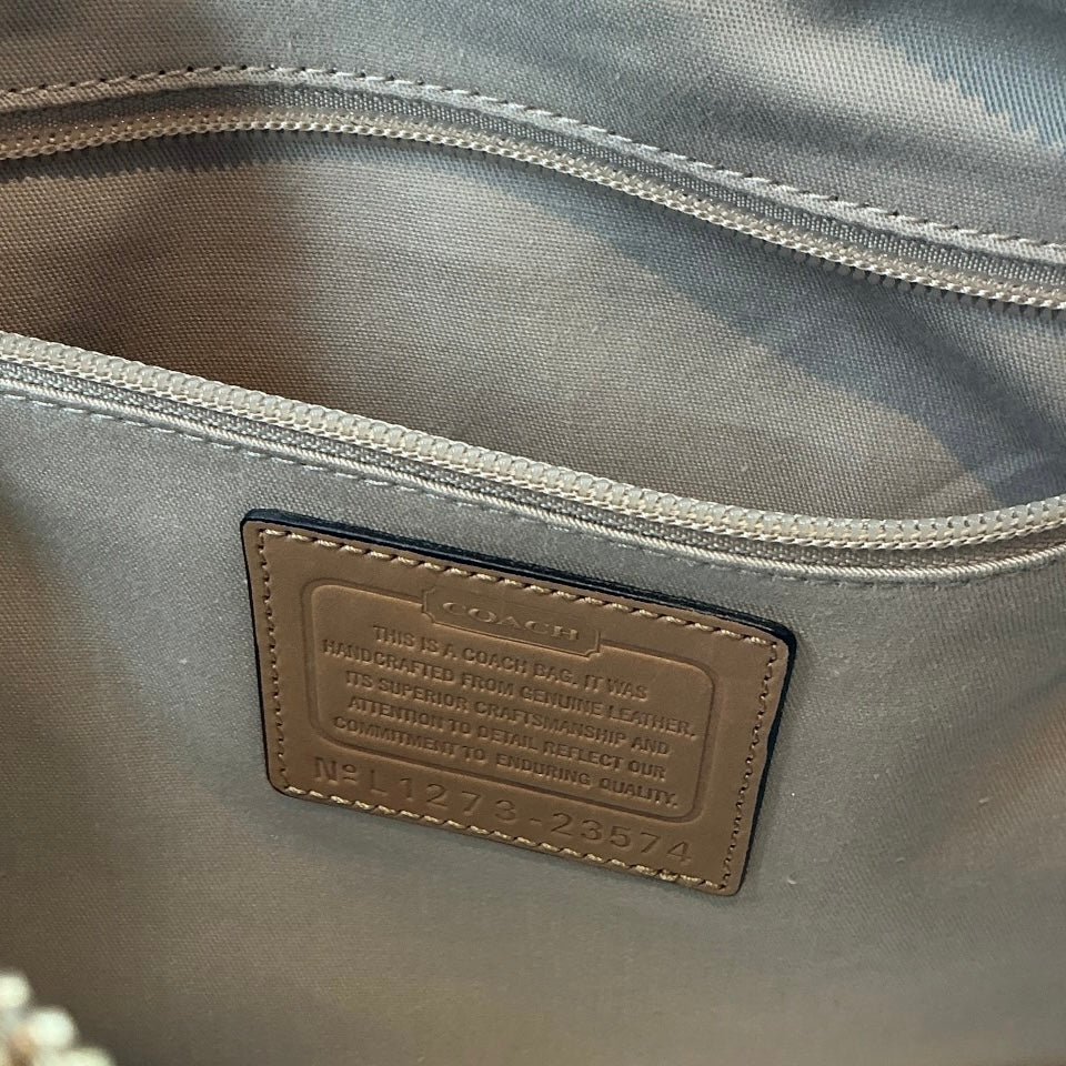 Coach Legacy Haley Satchel in Camel Leather