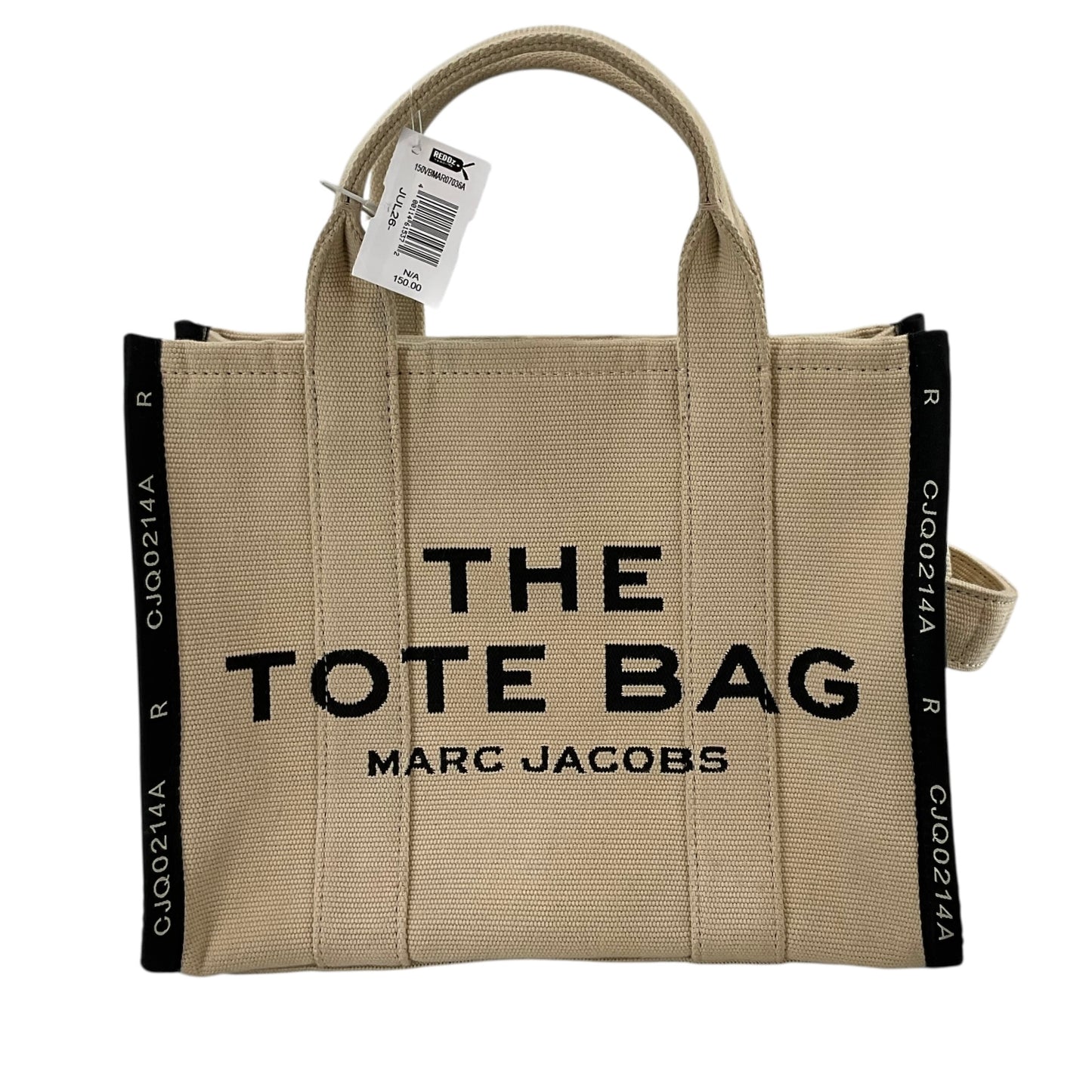 Marc Jacobs The Jacquard Small Tote Bag – Warm Sand / Beige