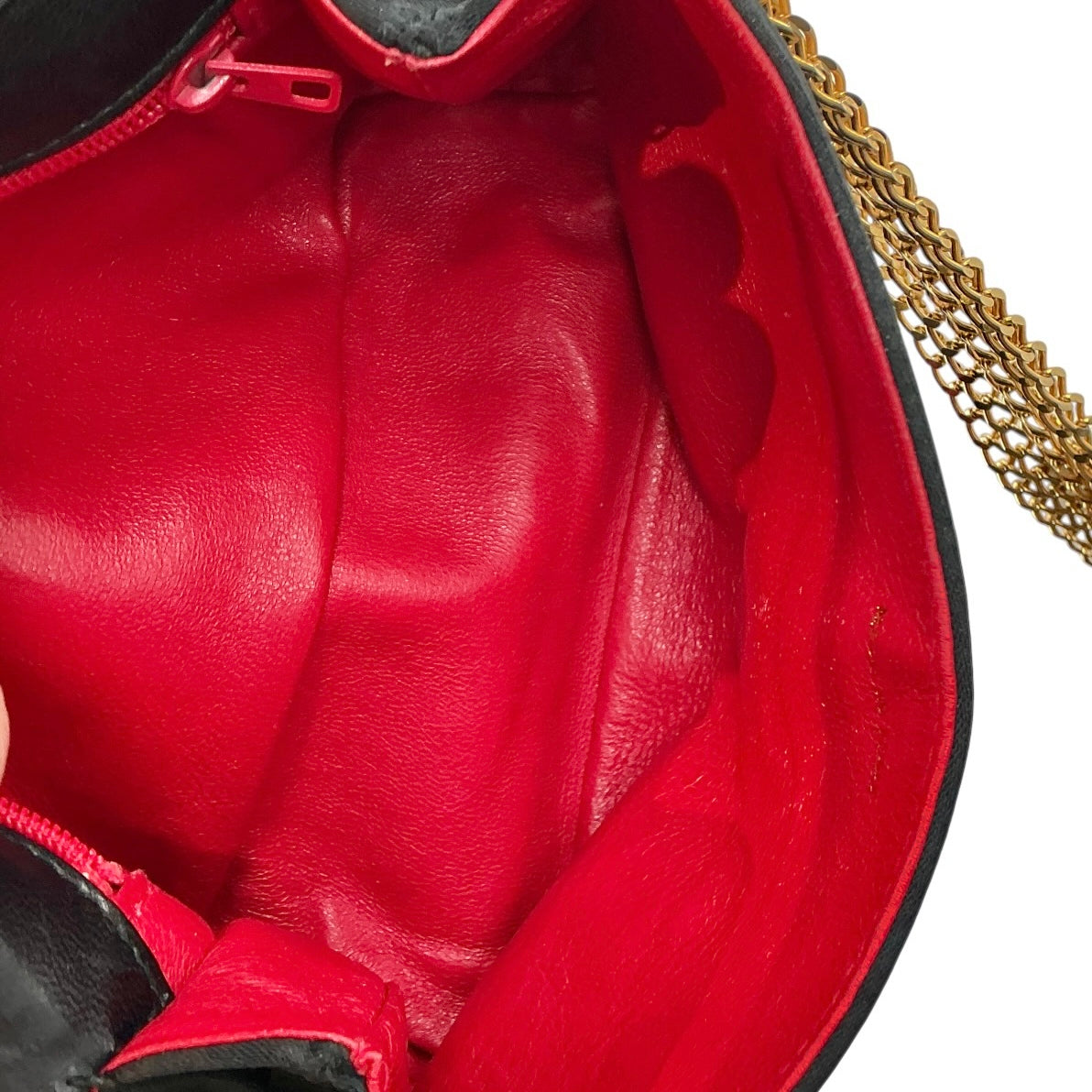Vintage Chanel Satin and Calfskin Mini Shoulder Bag