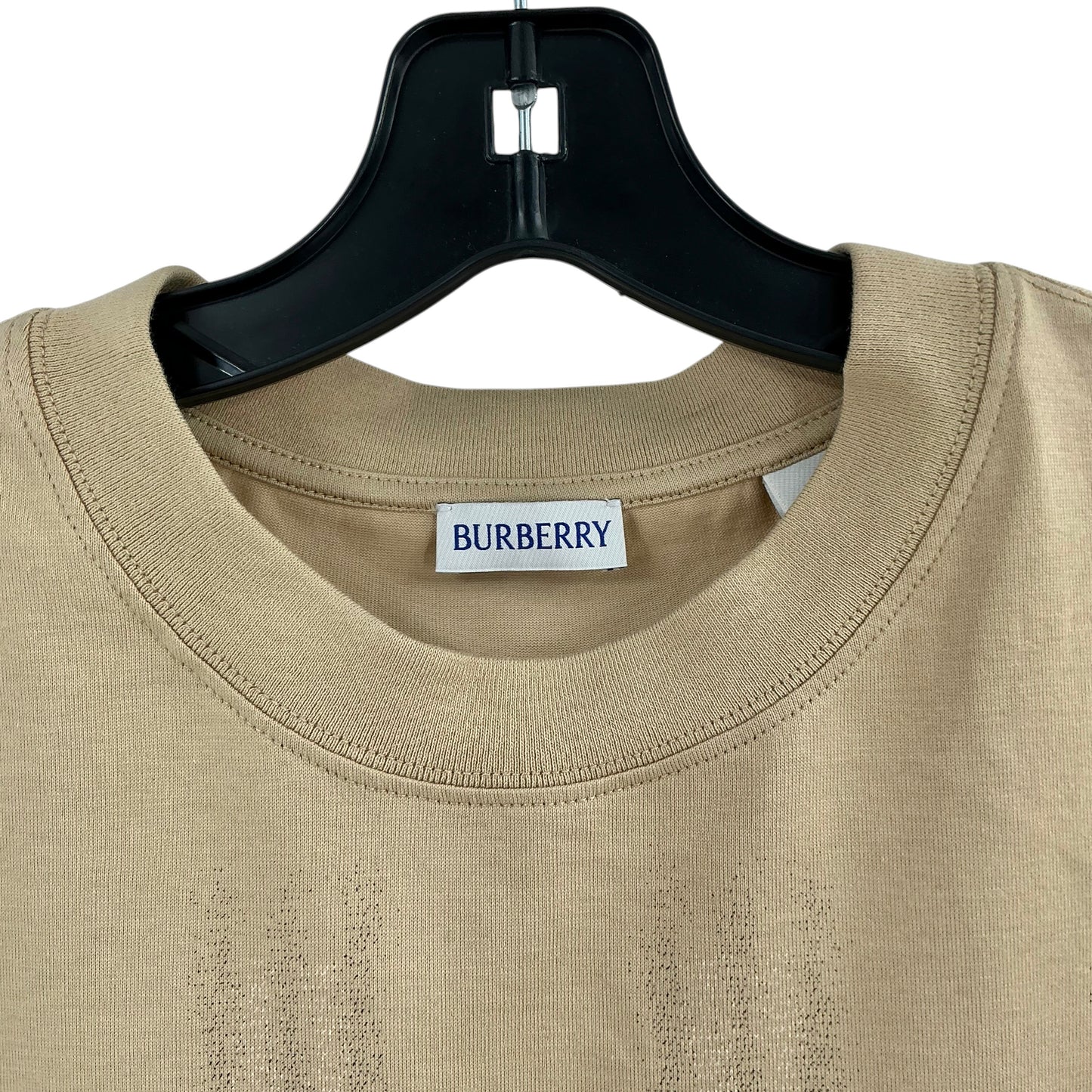 Burberry "Ryan" Degradé Plaid Nova Check Tee Sand Beige