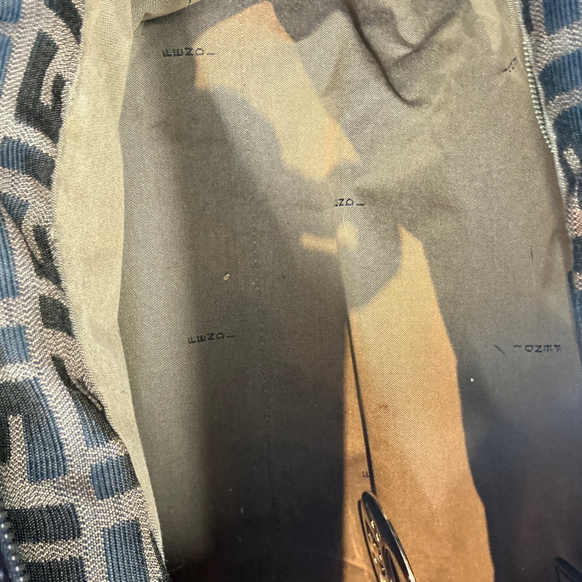 Fendi Vintage Zucca Print Chef Large Tote Bag (Tobacco/Brown)
