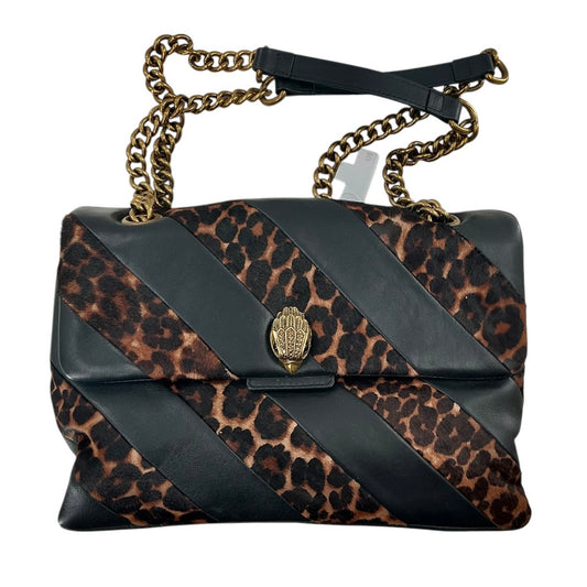 Kurt Geiger London Large Soho Leather & Calf Hair Shoulder Bag