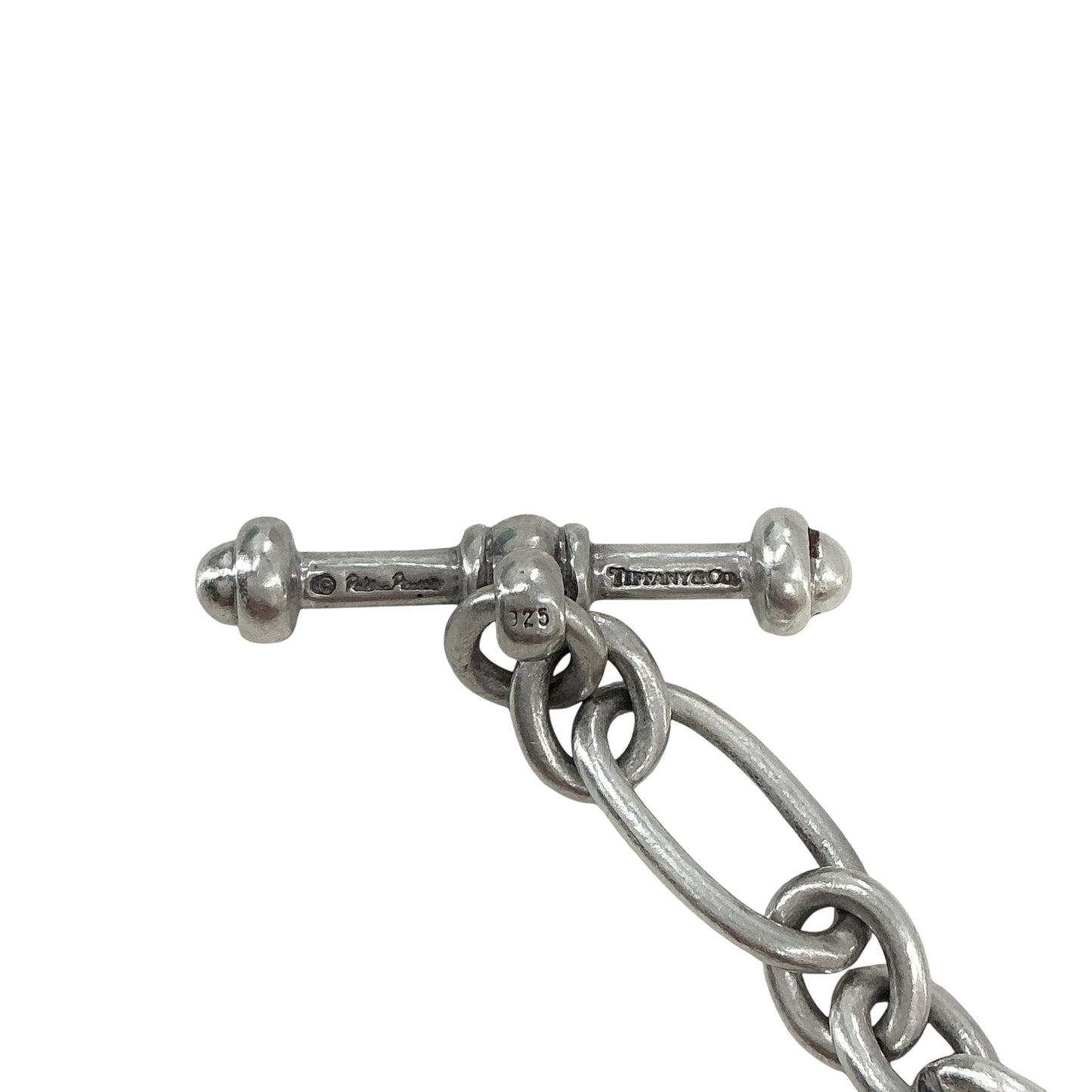 Tiffany & Co. Sterling Silver Oval Link Toggle Bracelet