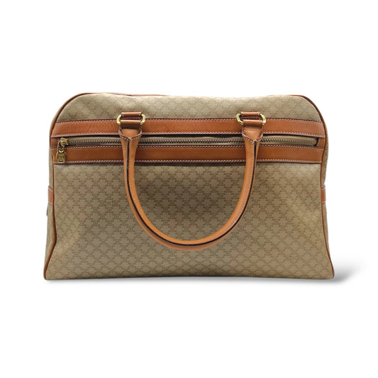 Celine Coated Canvas Tan Handbag