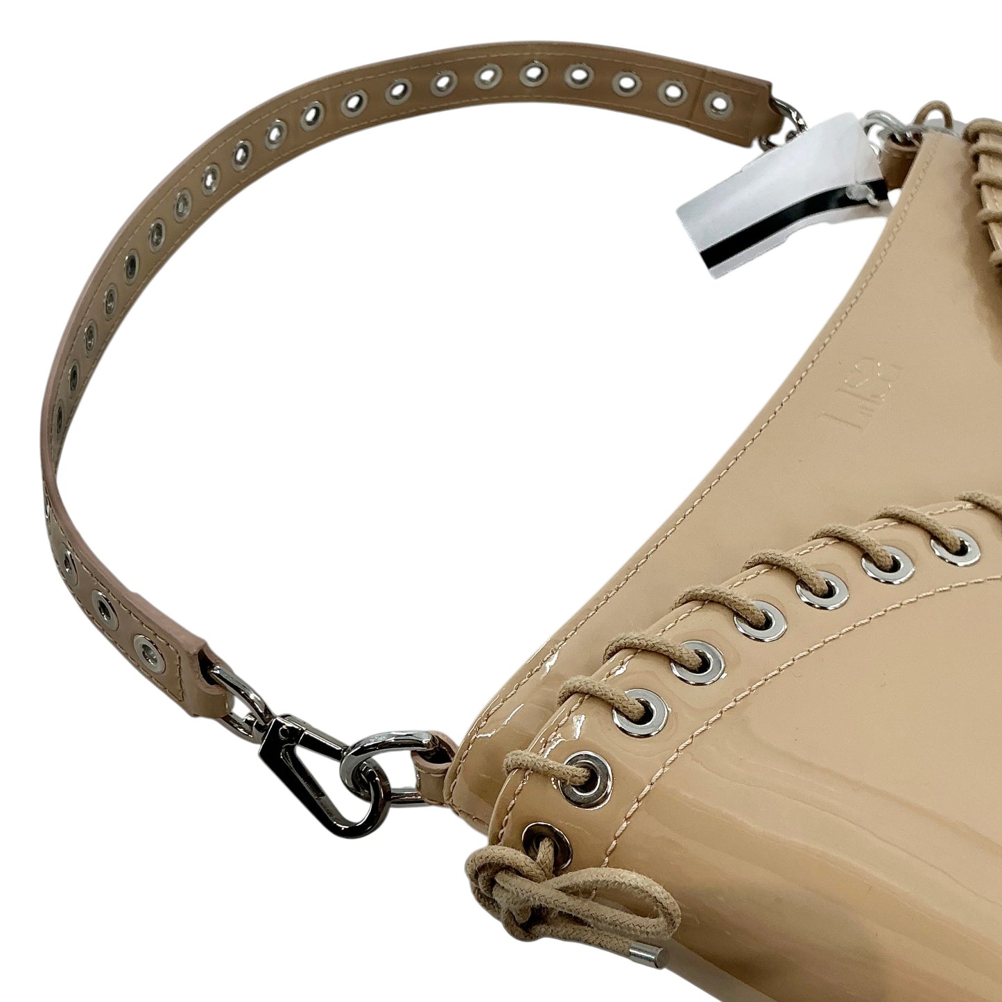 Ludovic de Saint Sernin: "The Cleavage" Patent Leather Shoulder Bag