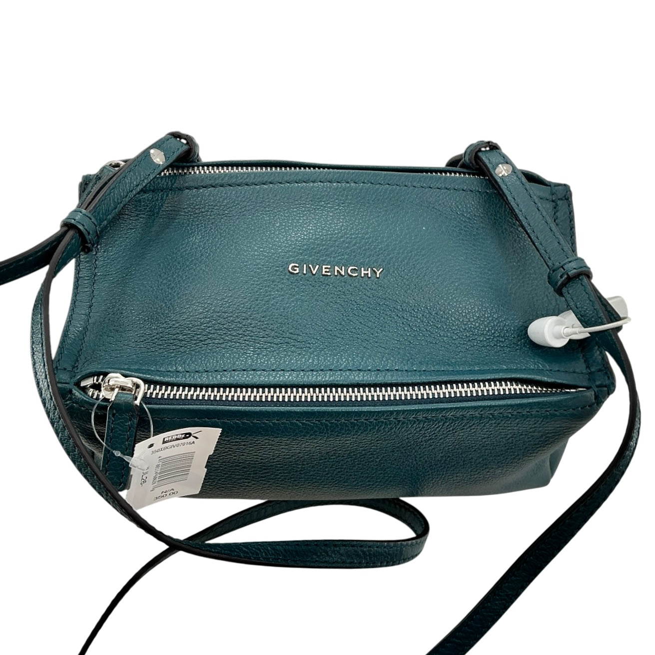 Givenchy Mini Pandora Crossbody Bag – Teal Grained Goatskin Leather