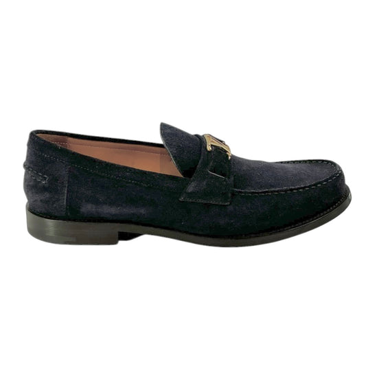 Louis Vuitton Major Loafers in Blue Suede