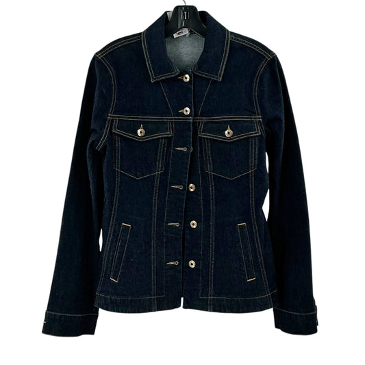 Jonathan Simkhai Dark Wash Denim Trucker Jacket
