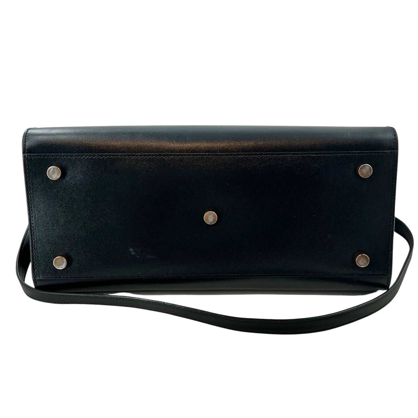 Saint Laurent Classic Medium Sac de Jour Bag in Black Smooth Leather