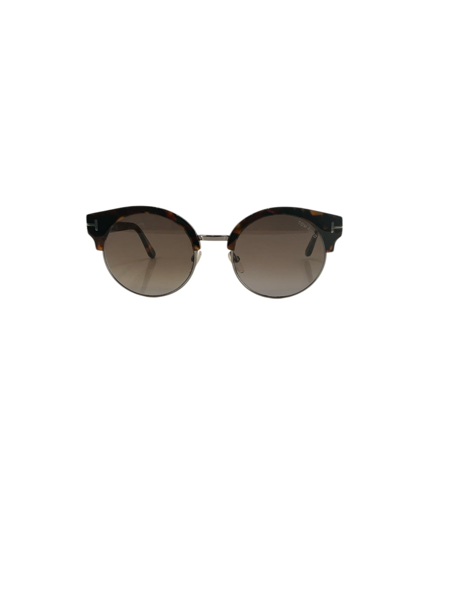 Tom Ford Alissa Havana Round Sunglasses