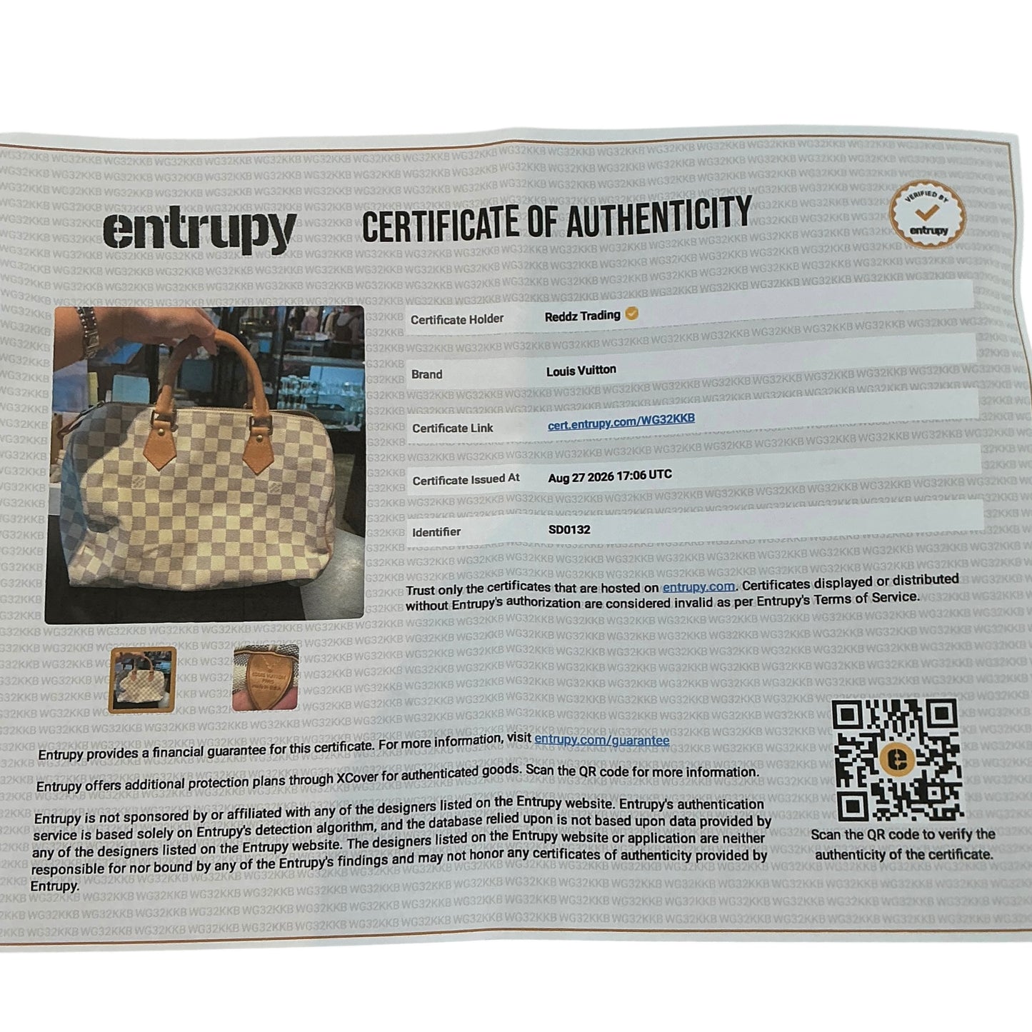 Louis Vuitton Speedy 30 Damier Azur Canvas Top Handle Bag
