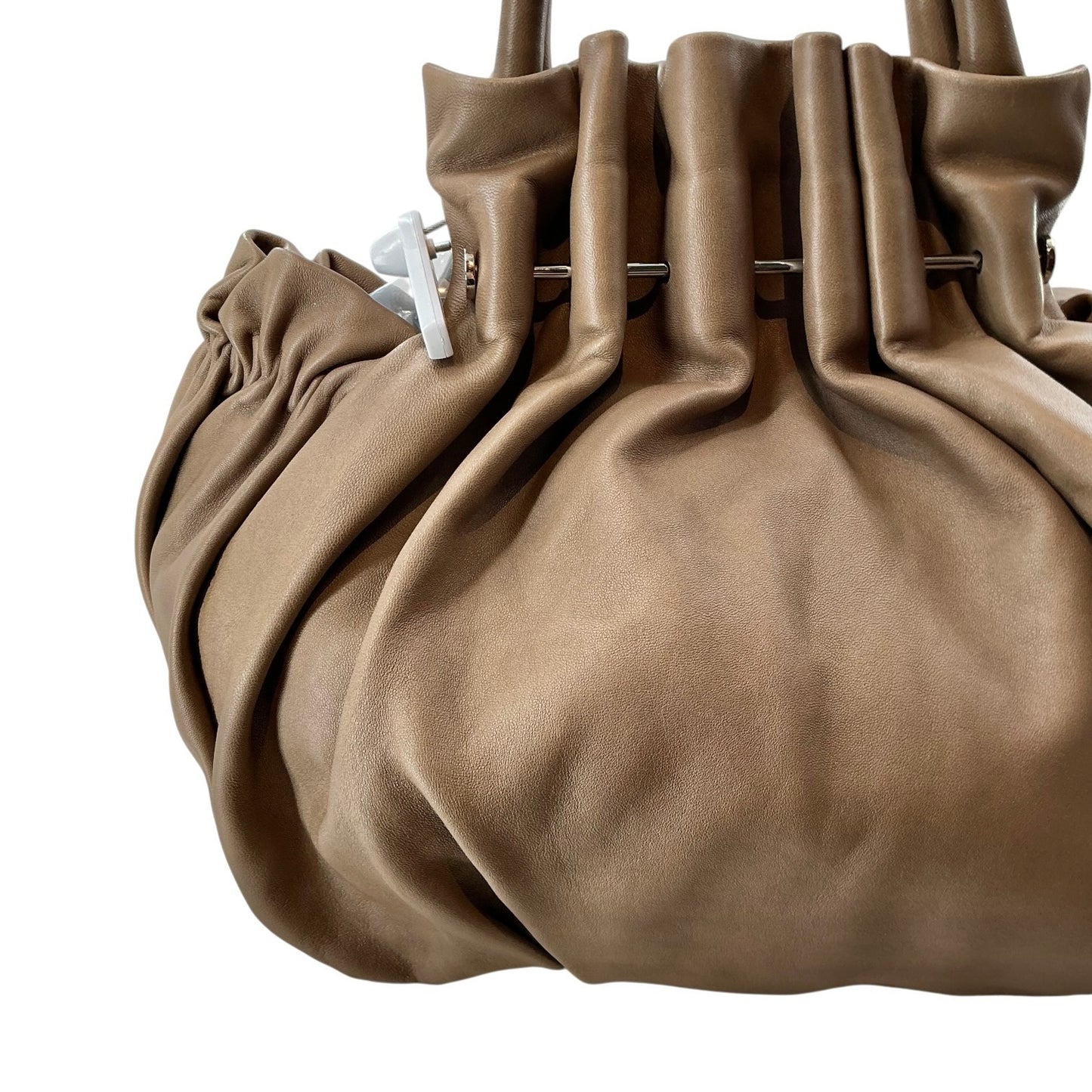 Marni Slouchy Calfskin Frame Handbag