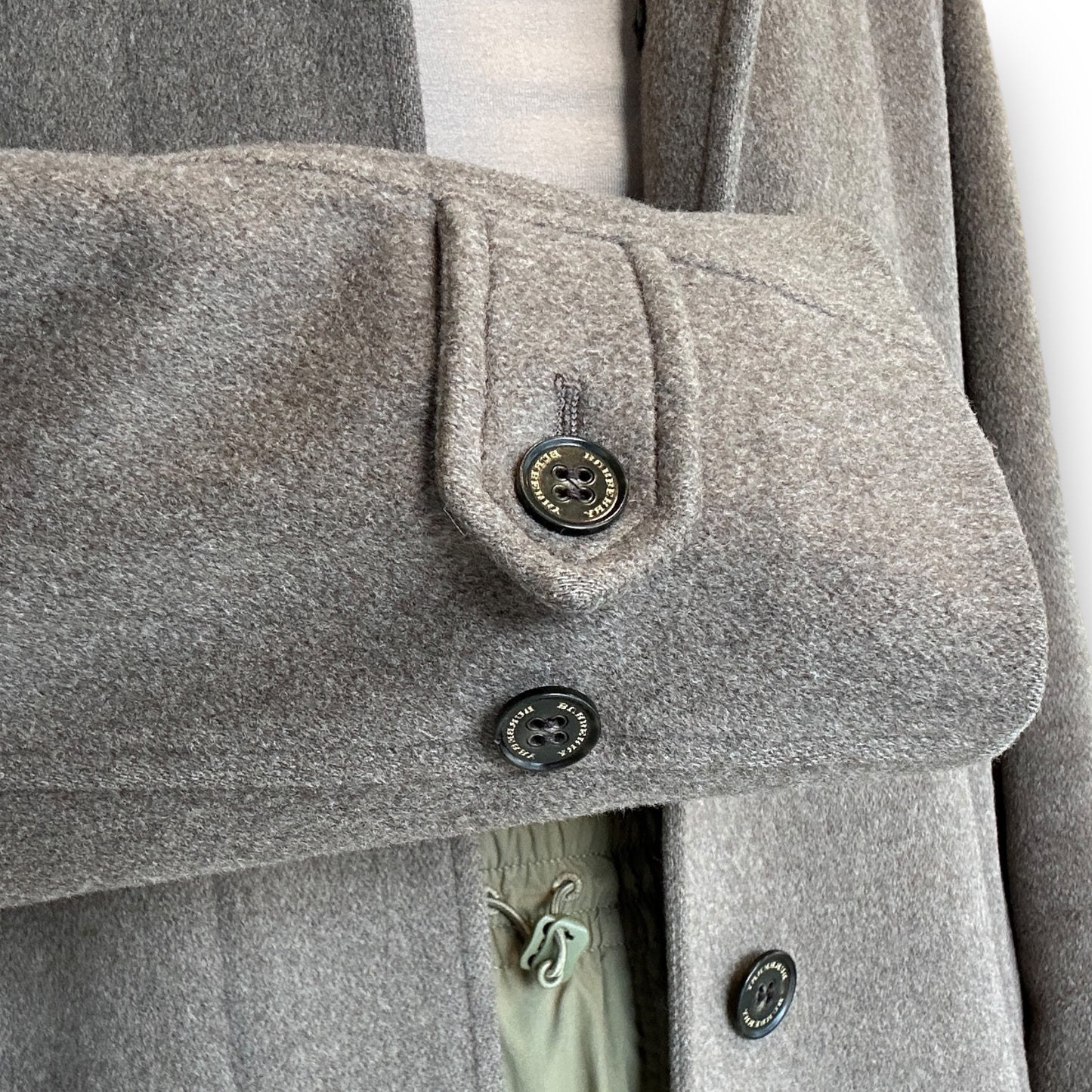 Burberry Cashmere Trench Coat in Taupe