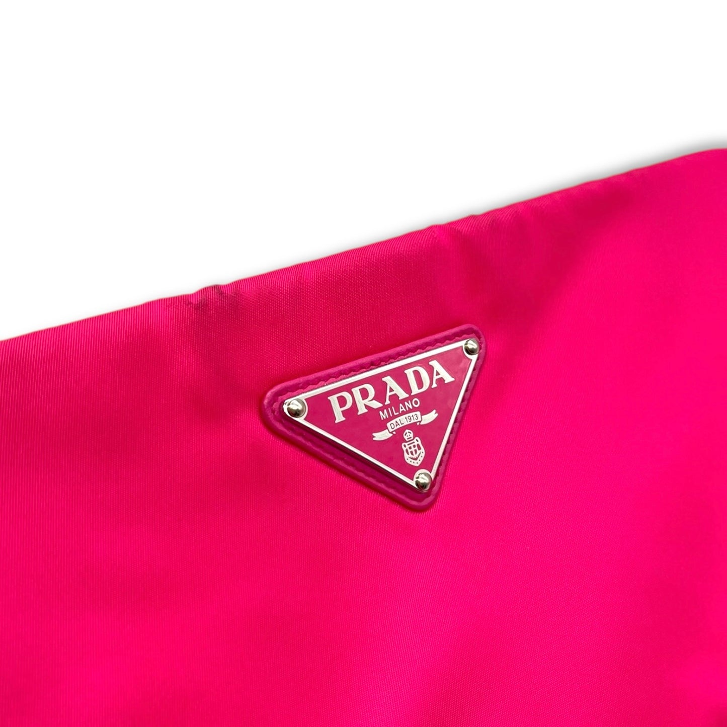 Prada Medium Padded Nylon Clutch Bag