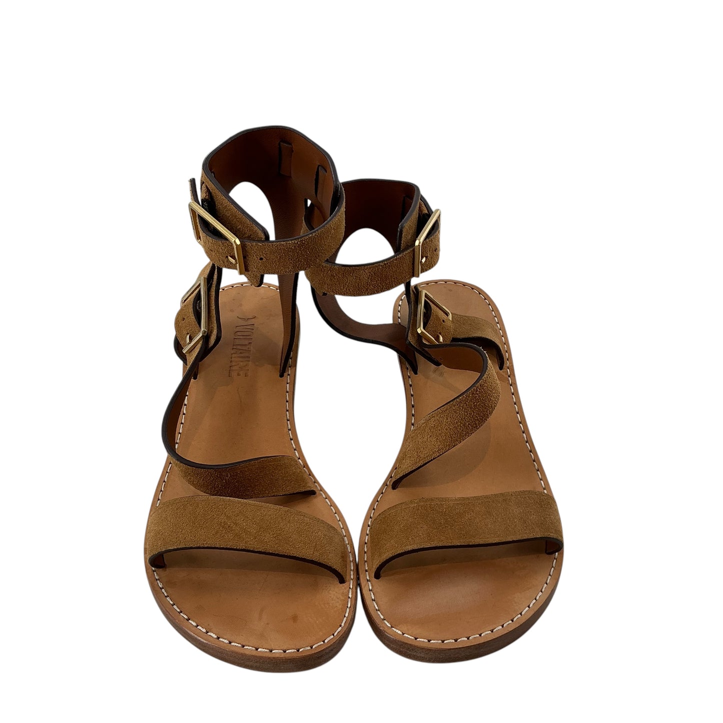 Zadig & Voltaire Cecilia Caprese Suede Block Heel Sandals