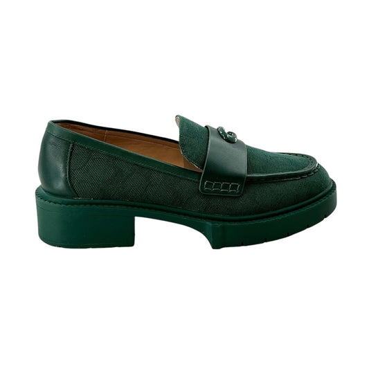COACH Leah Canvas Loafer Pump