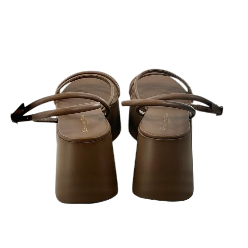 Gianvito Rossi Bekah Nappa Leather Platform Sandals