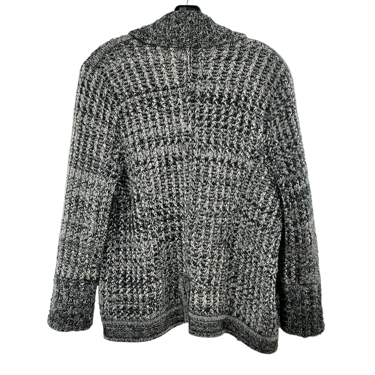 Chanel Black & White Marled Textured Knit Cardigan Sweater Jacket