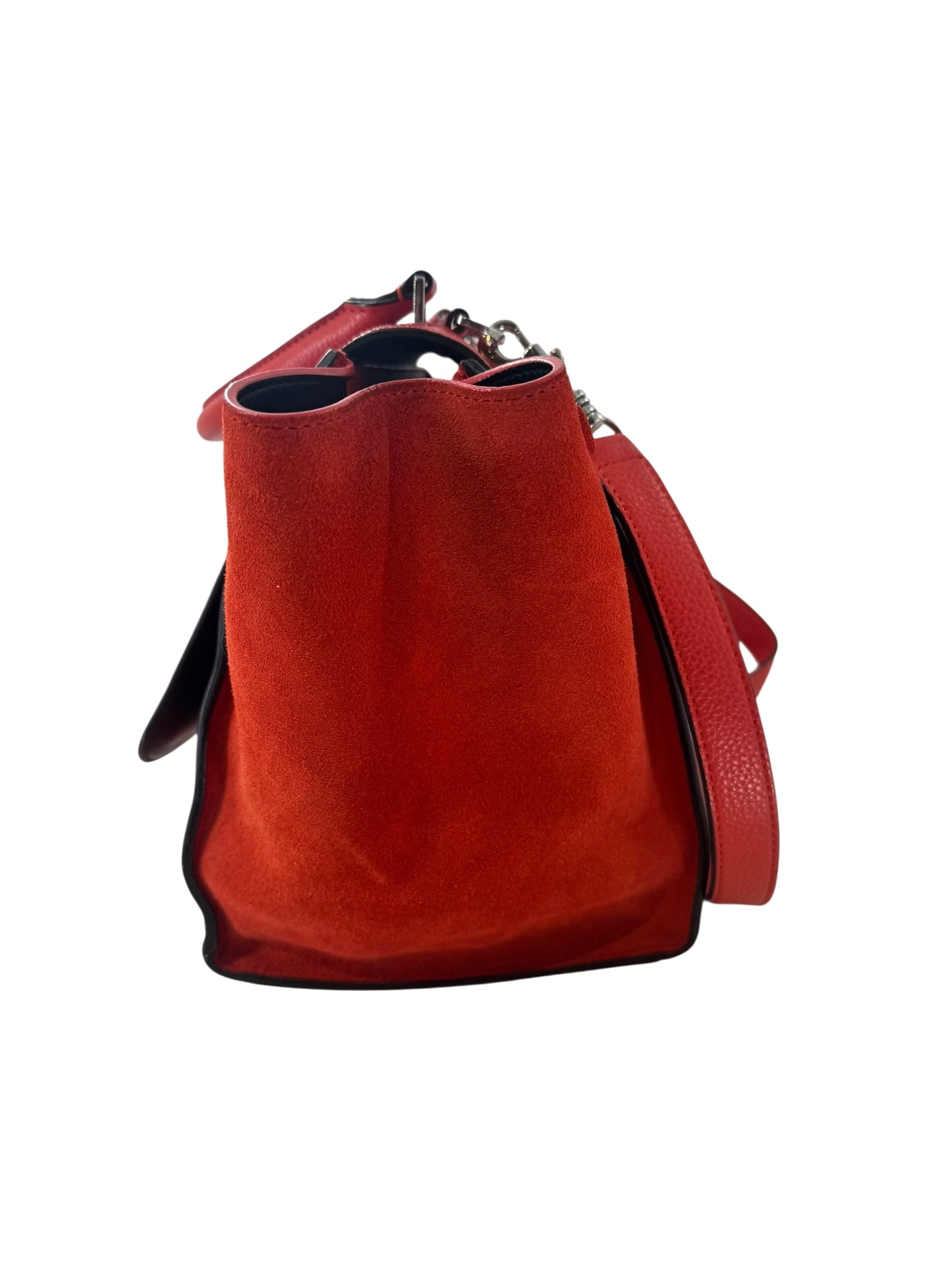 Cèline Trapeze Medium Bag in Red