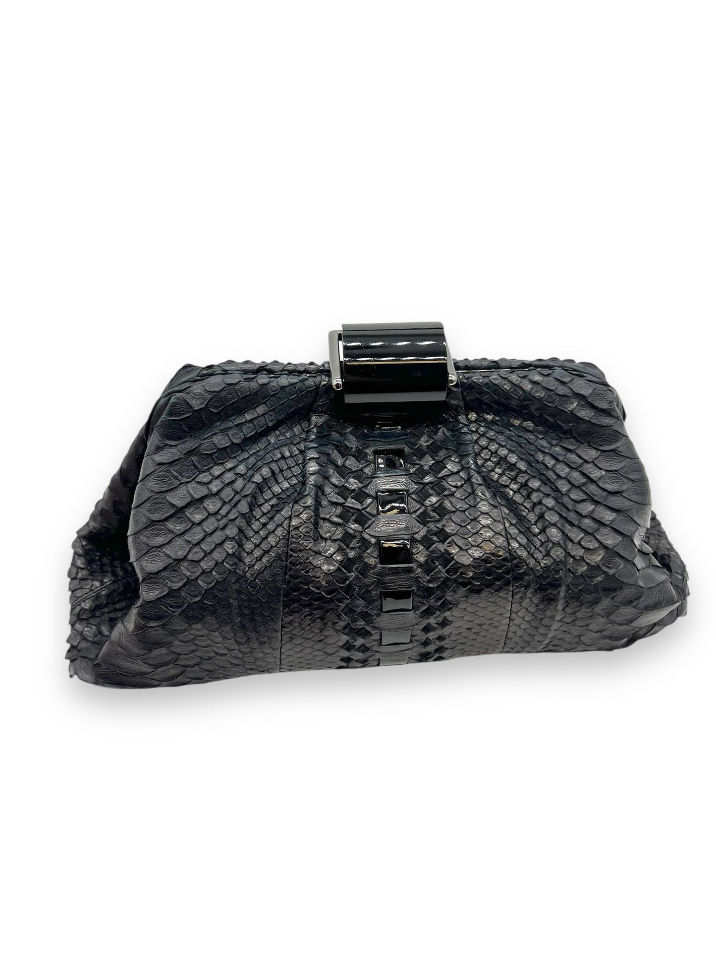 Salvatore Ferragamo Black Clutch