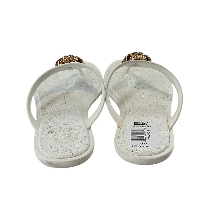 Versace La Medusa Rubber Thong Sandals