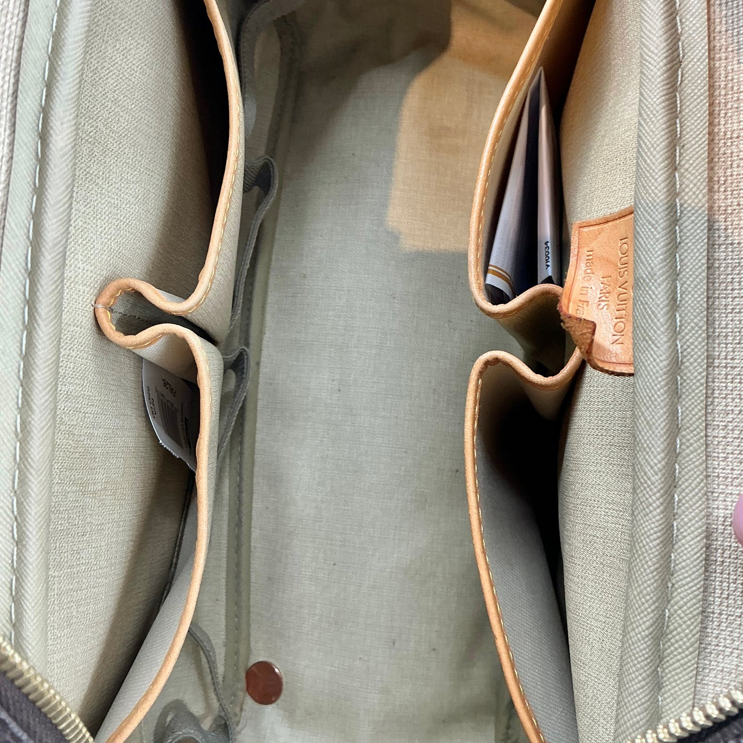 Louis Vuitton Monogram Deauville Bowling Vanity Handbag