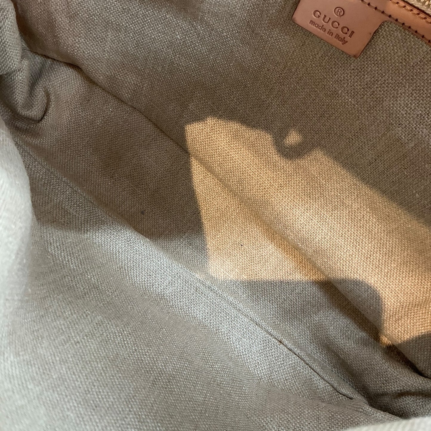 Vintage Gucci Flora Canvas Large Horsebit Hobo Bag
