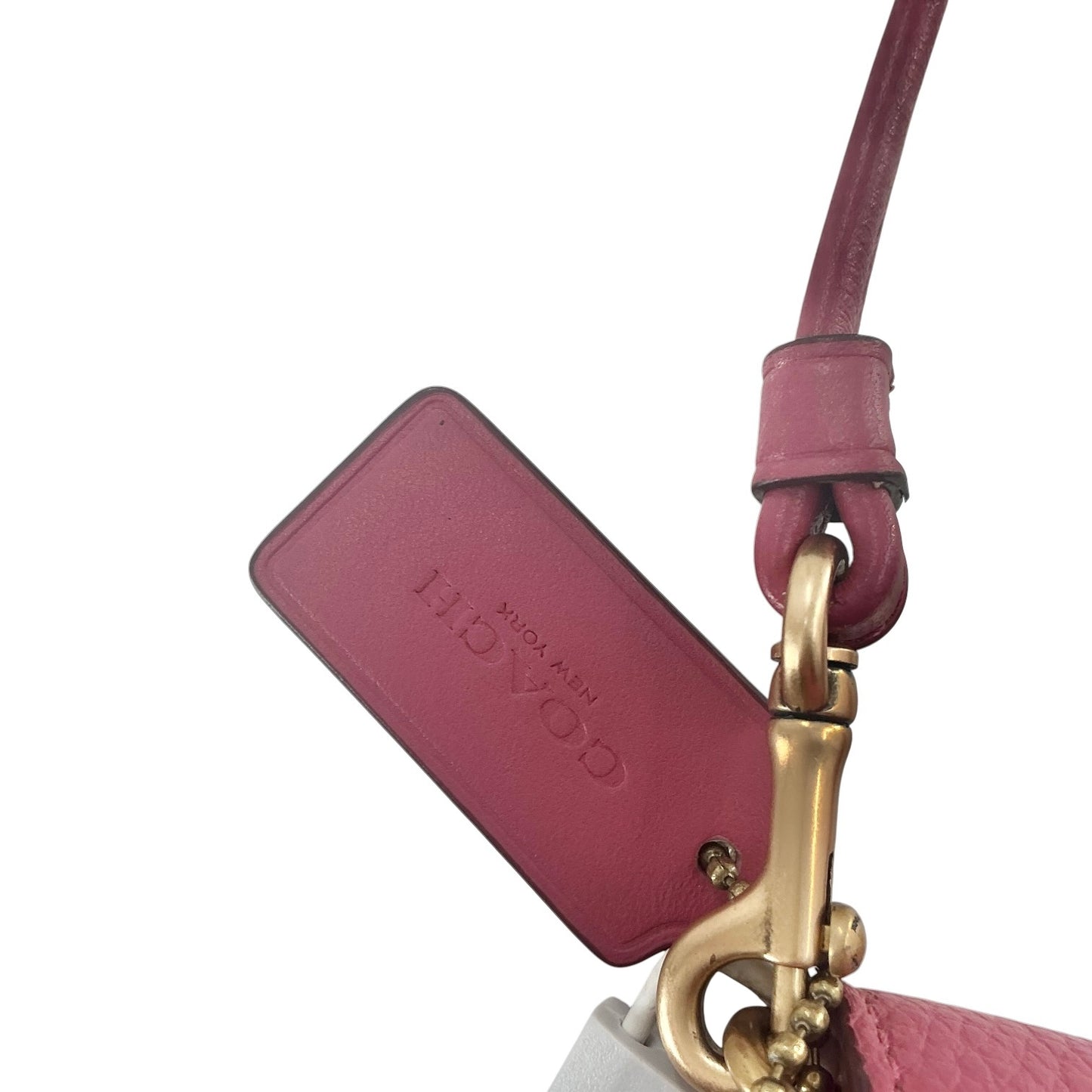 Coach Tabby Chain Clutch in Rouge Pink