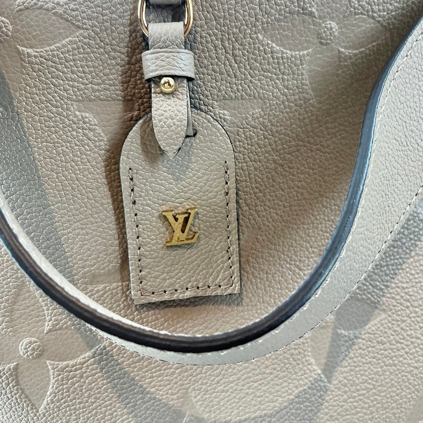 Louis Vuitton Turtledove Monogram Empreinte CarryAll MM