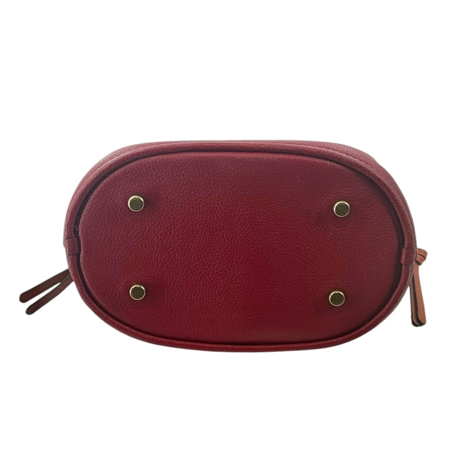 Coach Field Bucket Bag in Colorblock Leather with Coach Badge