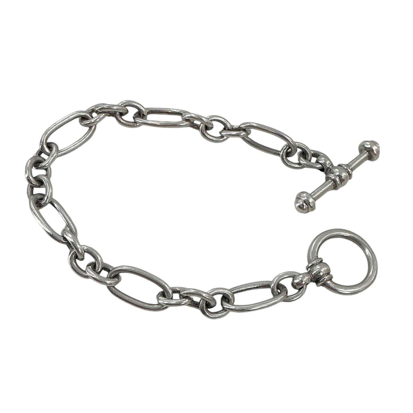 Tiffany & Co. Sterling Silver Oval Link Toggle Bracelet
