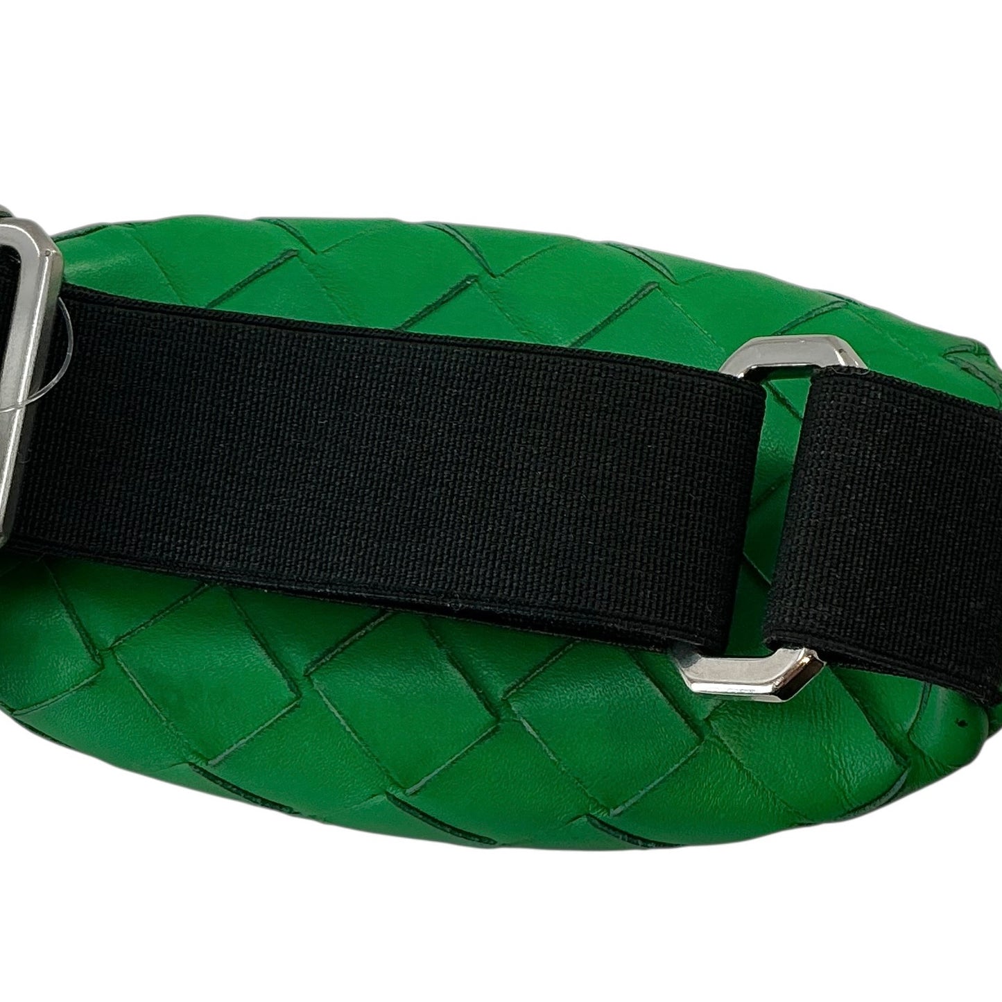 Bottega Veneta Green Intrecciato Wrist Pouch