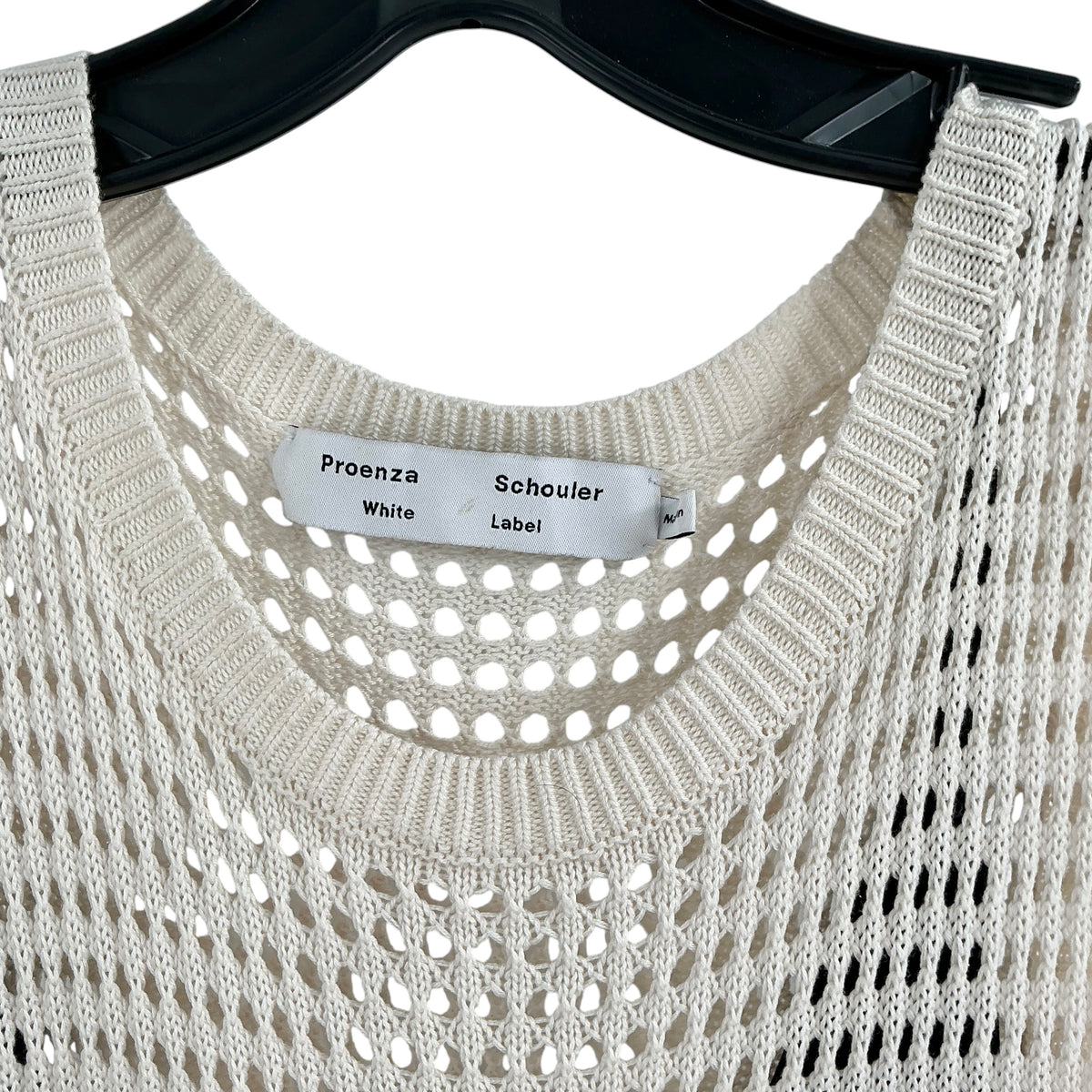 Proenza Schouler White Label Cream Crochet Maxi Dress