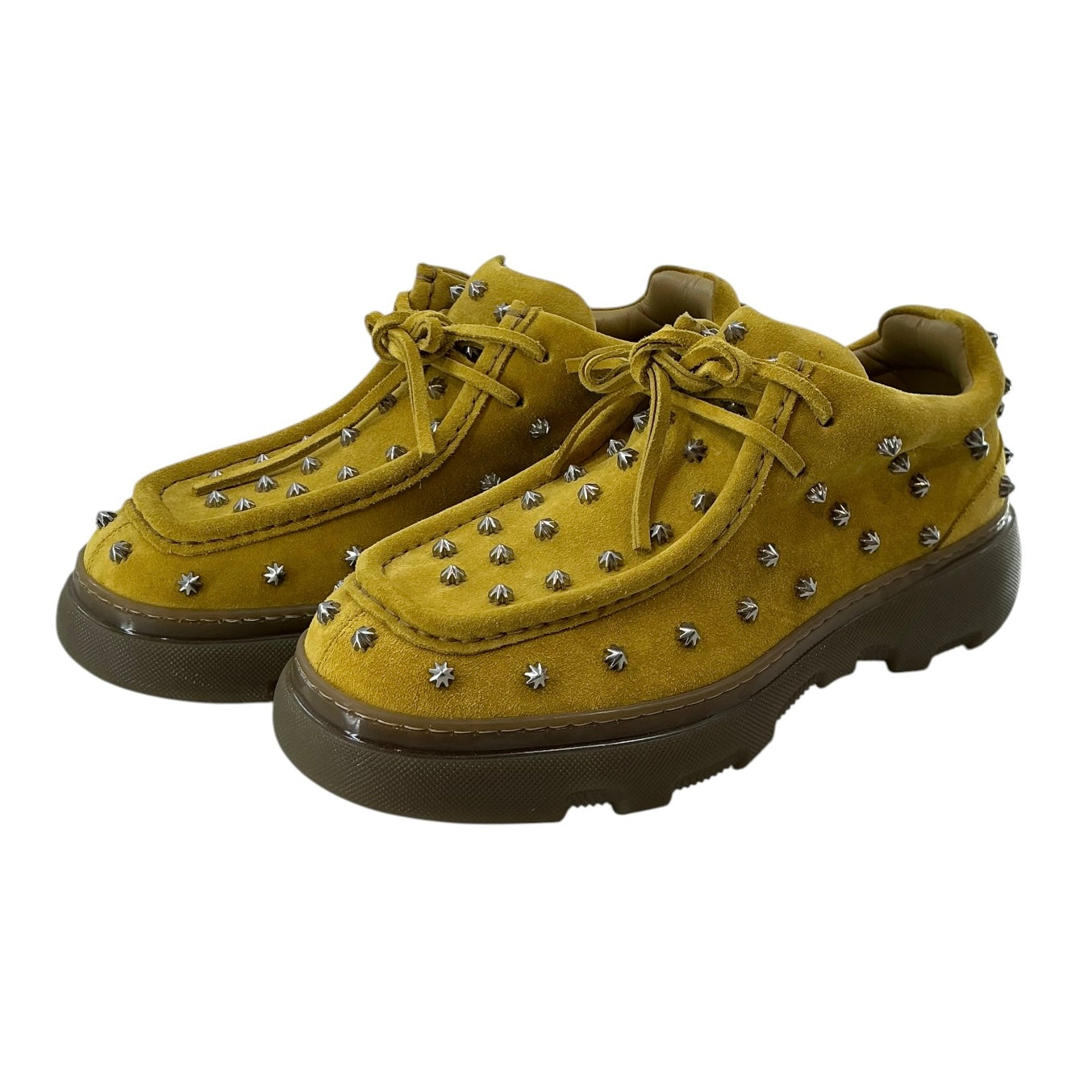 Burberry Studded Suede Creeper Shoes