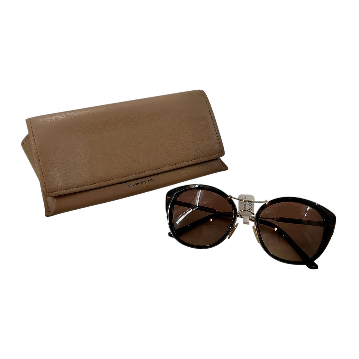 Burberry Women’s Cat-Eye Sunglasses BE 4251-Q Tortoise Gold Signature Plaid