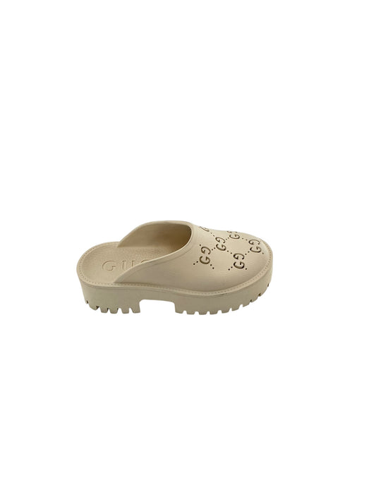 Gucci Perforated Platform Clogs