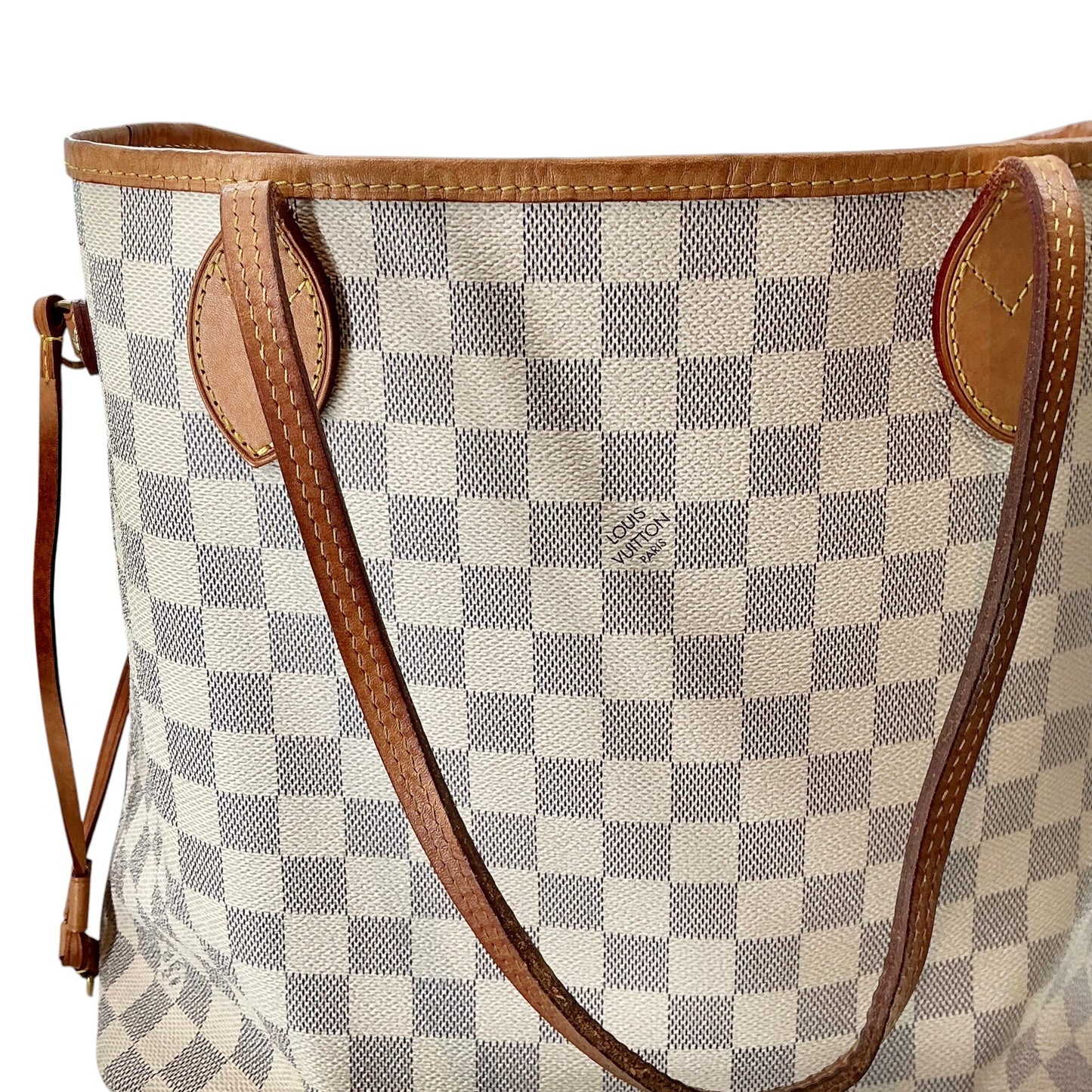 Louis Vuitton Damier Azur Neverfull GM Tote Bag
