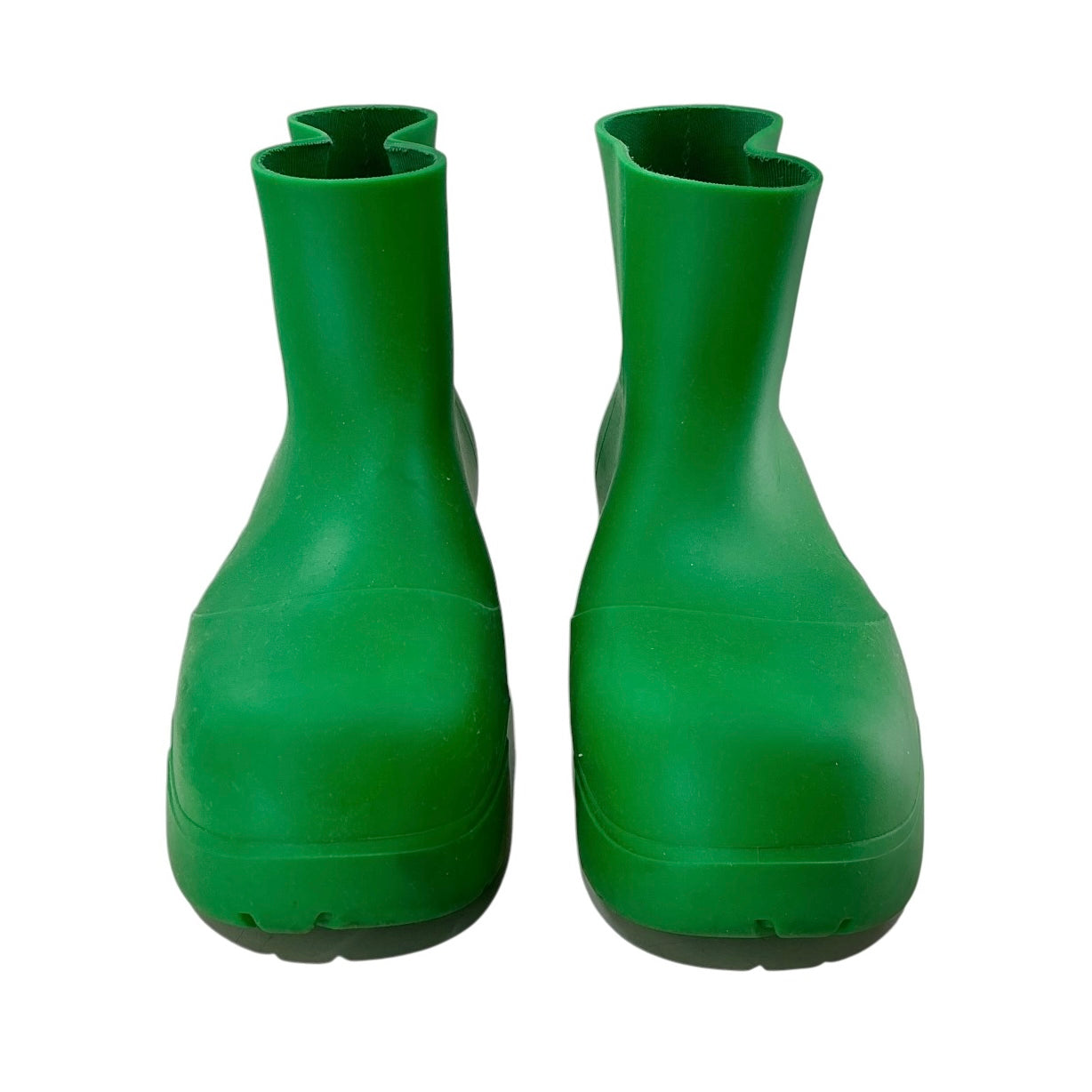 Bottega Veneta Green Rubber Puddle Ankle Boots