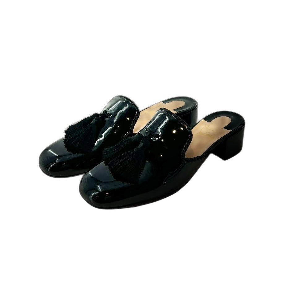 Christian Louboutin Barry Patent Leather Mules