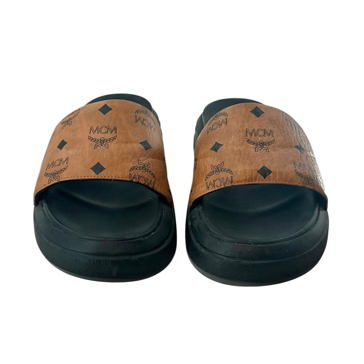 MCM Men’s Visetos Slide Sandals