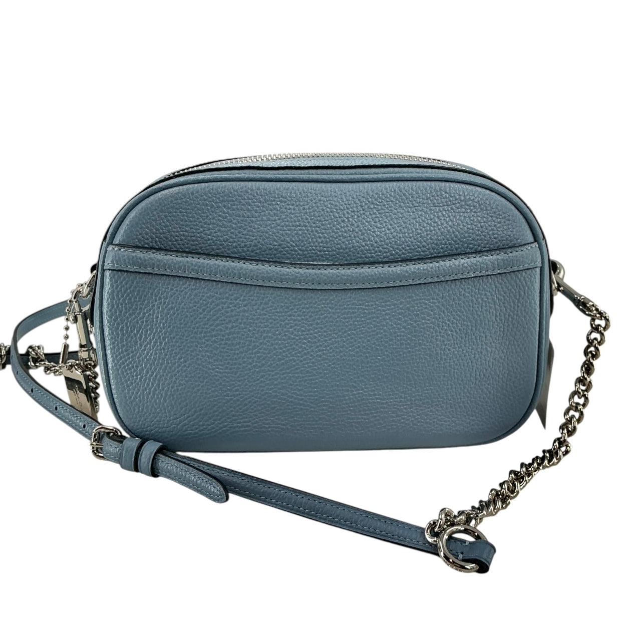 COACH F25922 Isla Chain Crossbody Bag in Pebbled Leather