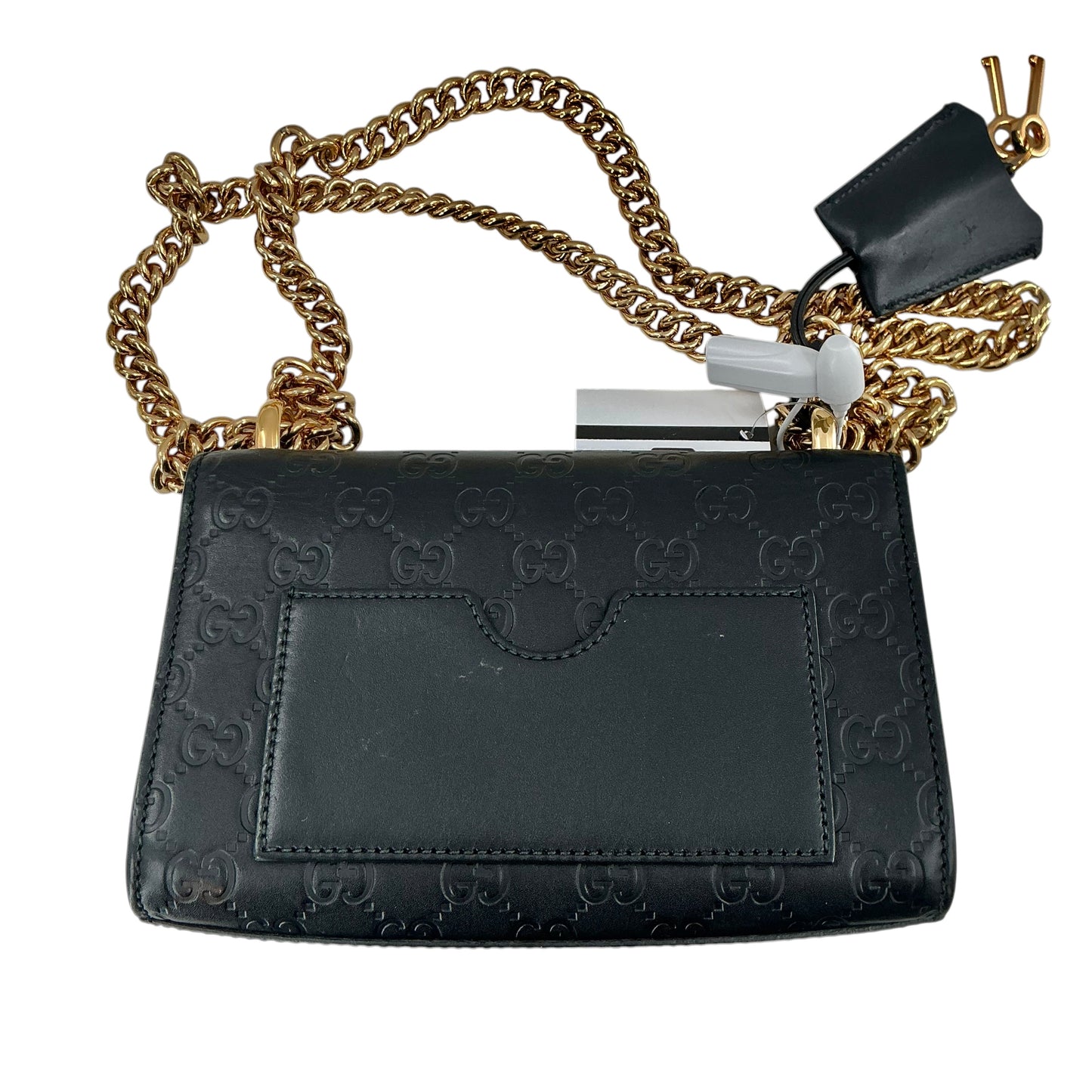 Gucci Padlock Small GG Signature Leather Shoulder Bag