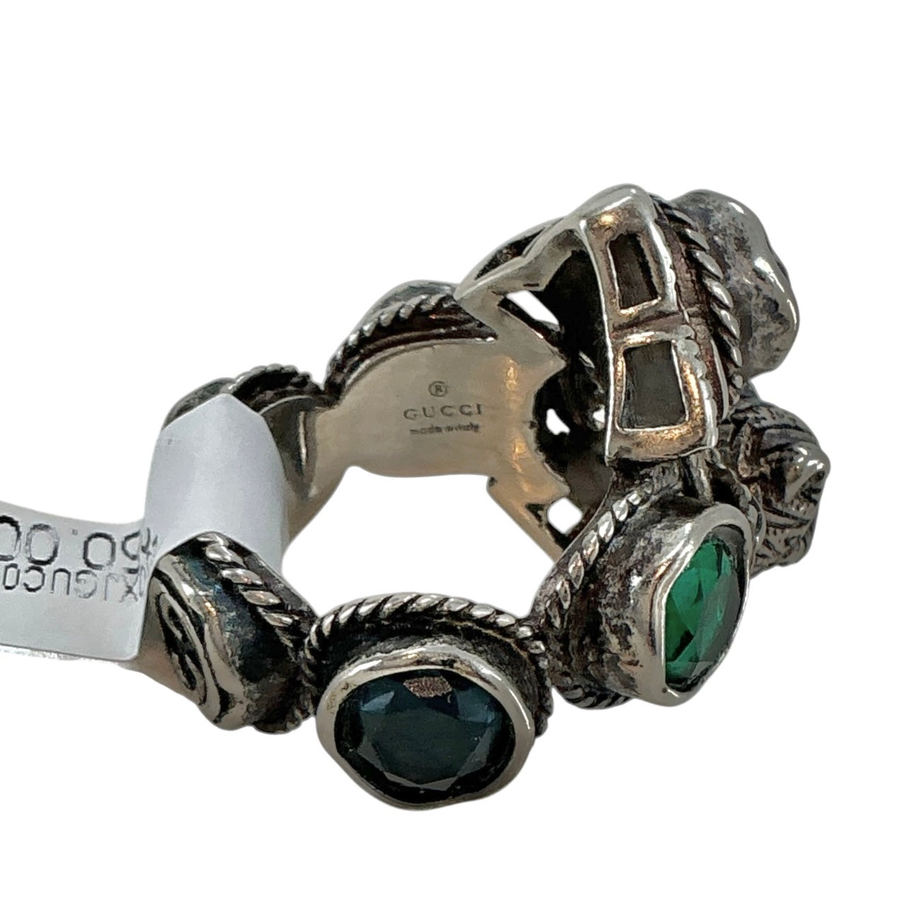 Gucci Garden Crystal Feline Head Ring